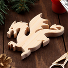 Заготовка для творчества "Дракон", 9,5 х 7 х 1,2см - фото 23903926