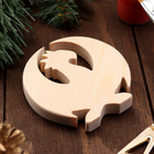 Заготовка для творчества  "Дракон круглый", 7,6 х 7,7 х 1,2см (комплект 2 шт) - фото 24341753