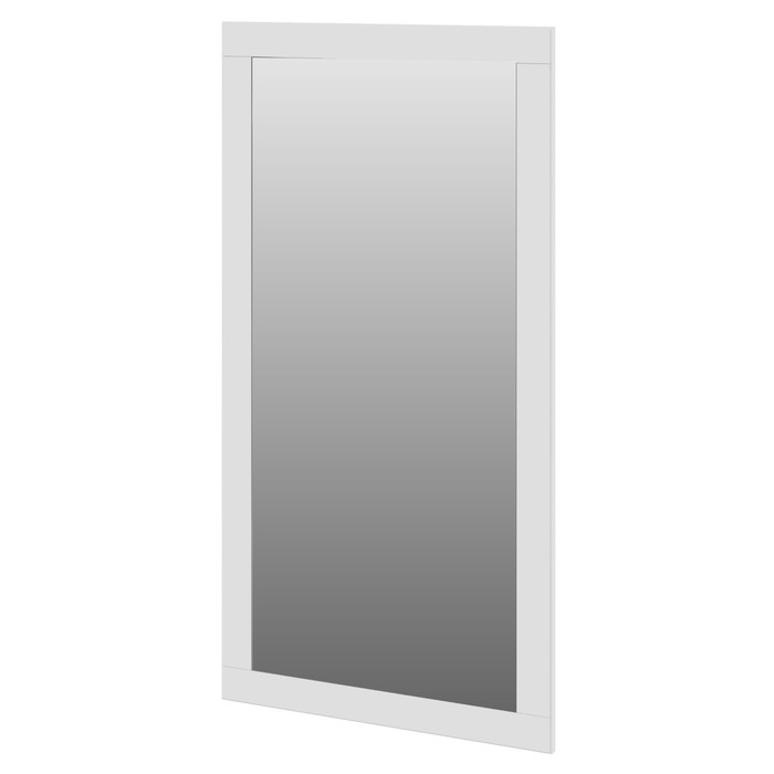 Зеркало навесное «Квадро», 590×1150 мм, цвет белый
