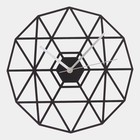 Часы настенные из металла "Паутина", плавный ход, d-30 см - фото 287011638