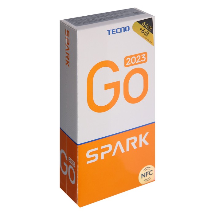 Смартфон Tecno Spark Go 2023, 6.56", 3Гб, 64Гб, 13Мп, 5Мп, 2sim, 5000мАч, NFC, фиолетовый - фото 51328769