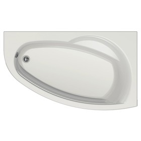 Ванна акриловая Eurolux Bagi L, 170 x 100 см, левая, без каркаса и панели