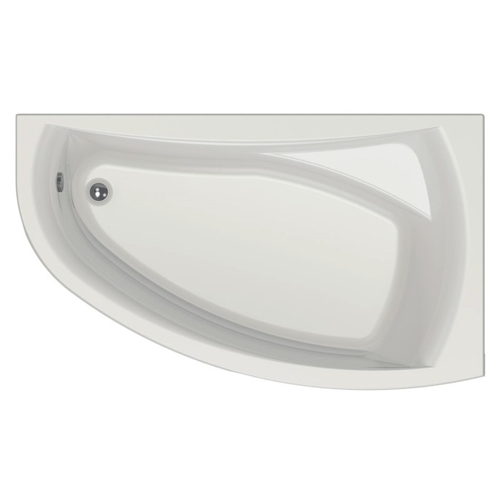 Ванна акриловая Eurolux COMO R, 170×100 см, правая, без каркаса и панели - Фото 1