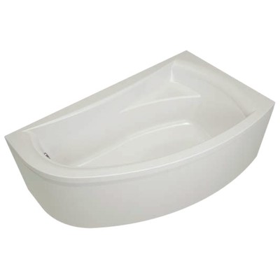 Ванна акриловая Eurolux COMO R, 170×100 см, правая, без каркаса и панели