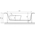 Ванна акриловая Eurolux COMO R, 170×100 см, правая, без каркаса и панели - Фото 5