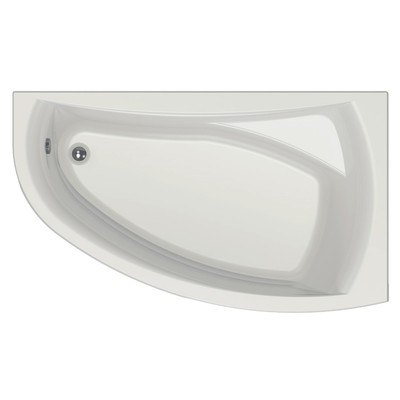Ванна акриловая Eurolux COMO L, 170 x 100 см, левая, без каркаса и панели