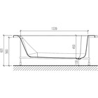 Ванна акриловая Eurolux BERGAMY L, 160×90 см, левая, без каркаса и панели - Фото 5