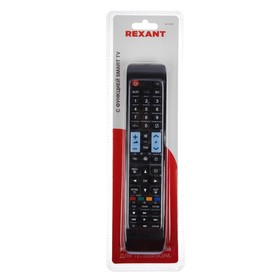 Пульт ДУ REXANT ST-01, с функцией Smart TV, универсальный, черный