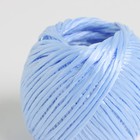 Шпагат полипропиленовый, d= 1,5 мм, длина 60 м, 40 кгс, цвет синий - фото 6960863