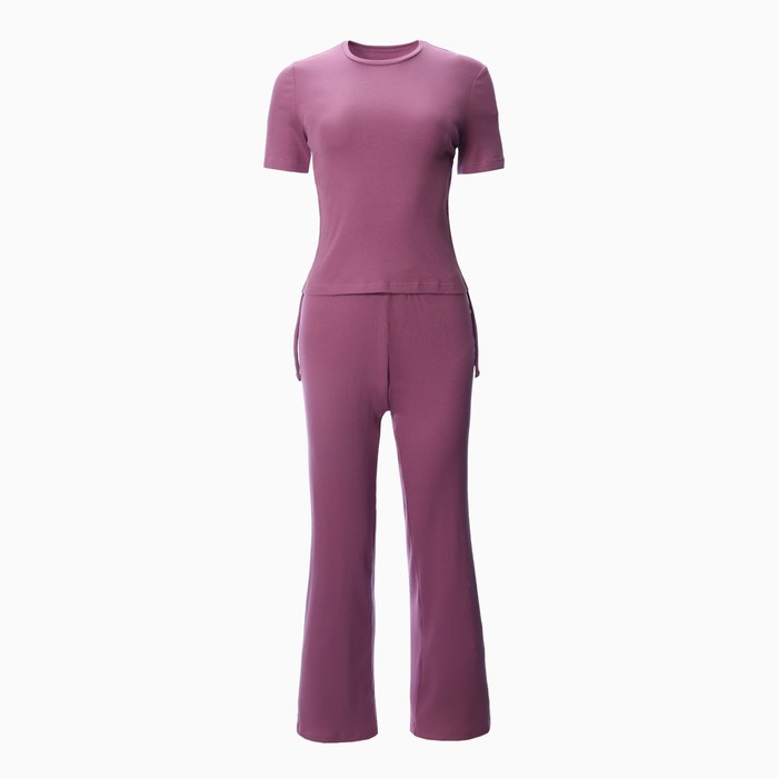 Комплект женский (джемпер/брюки), цвет капучино, размер 44 63848