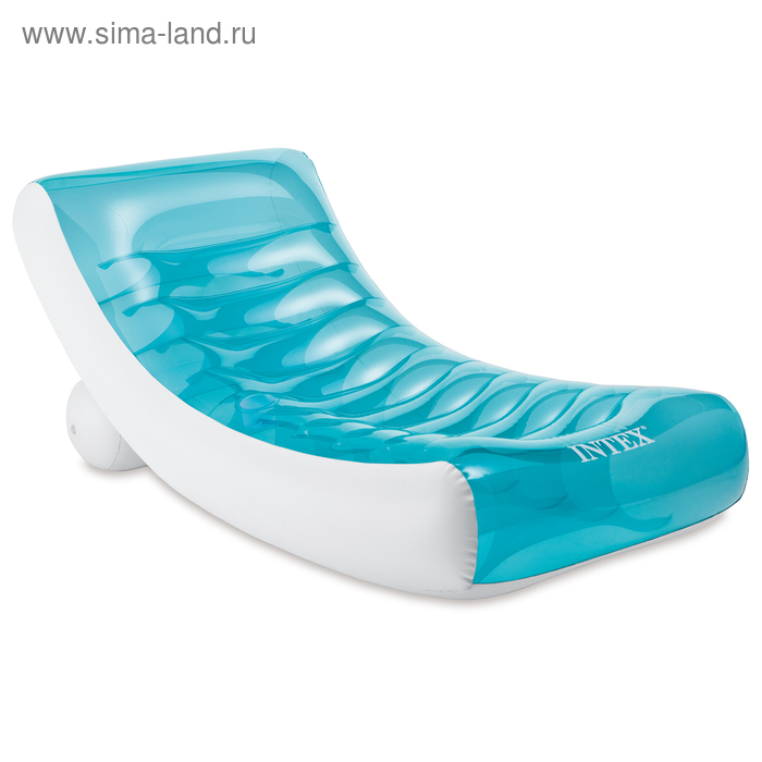 Шезлонг для плавания надувной, 2 камерный, 188 х 99 см, 58856EU INTEX - Фото 1