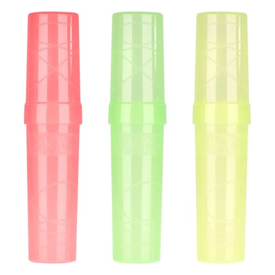 Пенал-тубус (45×195 мм) Стамм Creative, пластиковый, микс