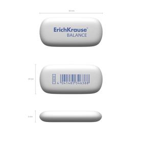 Ластик ErichKrause Balance Mini, 40 х 22 х 12 мм, мягкий, гипоаллергенный (комплект 24 шт)