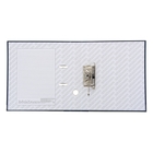 Папка-регистратор А4, 50 мм, ErichKrause Business, собранная, пластиковый карман, синяя, металлический кант, вместимость 350 листов - Фото 2