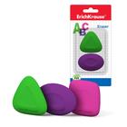 Набор ластиков 2 штуки Erich Krause, ABC, средней жесткости, гипоаллергенные, в блистере - Фото 1