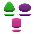 Набор ластиков 2 штуки Erich Krause, ABC, средней жесткости, гипоаллергенные, в блистере - Фото 3