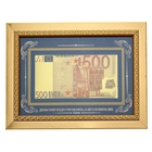 Купюра в рамке 500 Евро "Деньгами надо управлять", цвет золотой - Фото 1