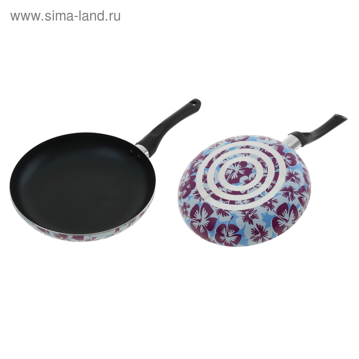 Сковорода с антипригарным покрытием Долняа «Анютины глазки», d=26 см, толщина 1,8 мм - Фото 1