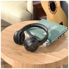 Наушники Borofone BO12 Power, беспроводные, накладные, BT5.0, AUX, 300 мАч, чёрные - фото 51312067 Наушники Borofone BO12 Power, беспроводные, накладные, BT5.0, AUX, 300 мАч, чёрные - фото 51312067
