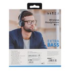 Наушники Borofone BO12 Power, беспроводные, накладные, BT5.0, AUX, 300 мАч, синие - фото 51312080 Наушники Borofone BO12 Power, беспроводные, накладные, BT5.0, AUX, 300 мАч, синие - фото 51312080