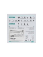 Наушники беспроводные Borofone BW05 Pure, TWS, вкладыши, Bluetooth 5.1, 30/250 мАч, с дисплеем, белые 9088692 - фото 16789363