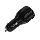 Зарядное устройство Cartage, 12-24 В, 2 USB 3.1 А, черный - Фото 2