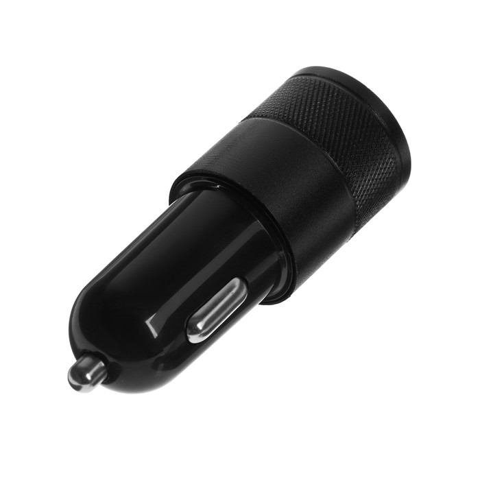 Зарядное устройство Cartage, 12-24 В, USB, Type-C 3.1 А, черный