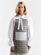 Фартук «Экономь и Я. Клетка», 56×70±4 см, 100% хлопок, рогожка - Фото 2