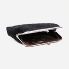 Кошелёк женский на фермуаре, цвет чёрный - фото 22314560