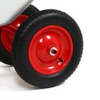 Тачка садово-строительная, двухколёсная: груз/п 120 кг, объём 100 л - фото 39688455