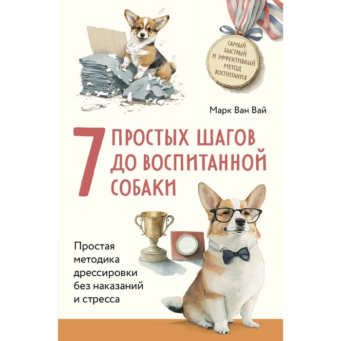 7 простых шагов до воспитанной собаки. Простая методика дрессировки без наказания и стресса. Ван Вай М.