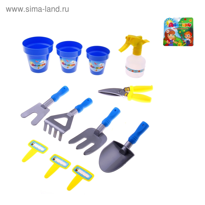 Набор садовых инструментов, 12 предметов - Фото 1