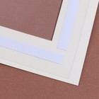 Паспарту размер рамки 20 × 20, прозрачный лист, клейкая лента, цвет белый - Фото 5