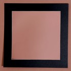 Паспарту размер рамки 20 × 20, прозрачный лист, клейкая лента, цвет чёрный - Фото 3