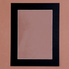 Паспарту размер рамки 21,5 × 16,5 см, прозрачный лист, клейкая лента, цвет чёрный - Фото 3