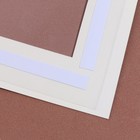 Паспарту размер рамки 21,5 × 16,5 см, прозрачный лист, клейкая лента, цвет чёрный 9459083 - фото 16386764