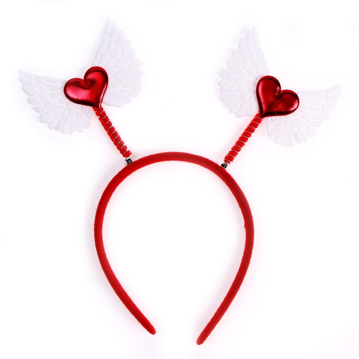 Карнавальный ободок «Ангельское сердце»