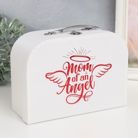 Шкатулка картон сундучок 'Мама ангела' 25х10х18,5 см