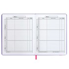 Дневник школьный для 1-11 классов "Арпатек фиолетовый", твёрдая обложка с поролоном из искусственной кожи, стёганая строчка, шелкография, застёжка-резинка, 48 листов, блок офсет 80г/м2, универсальная шпаргалка - фото 22494534