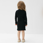 Платье для девочки MINAKU цвет чёрный, рост 104 см - Фото 3