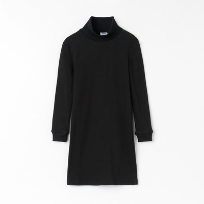 Платье облегающее для девочки MINAKU: Casual Collection, чёрное, рост 116 см