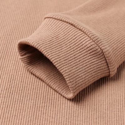 Платье облегающее для девочки MINAKU: Casual Collection, бежевое, рост 152 см