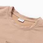 Костюм для девочки (футболка, шорты) MINAKU цвет бежевый/ пыльно-сиреневый, рост 140 см - Фото 5