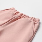 Костюм для девочки (футболка, шорты) MINAKU цвет пыльно-сиреневый/ бежевый, рост 140 см - Фото 7