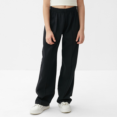 Брюки для девочки MINAKU, чёрные, рост 110 см