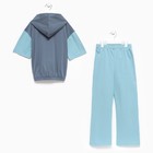 Комплект для девочки, цвет серый/мятный, рост 164 см - фото 22316053