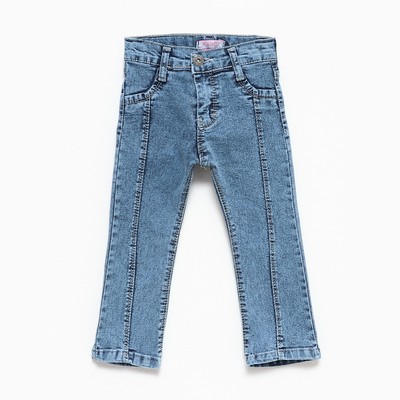 Джинсы для девочки цвет синий, рост 134 см