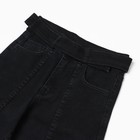 Джинсы для девочки, цвет чёрный, рост 152см - фото 22316314