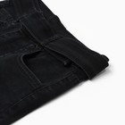 Джинсы для девочки, цвет чёрный, рост 152см - фото 22316315