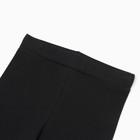 Леггинсы для девочки, цвет чёрный, рост 164 см - Фото 2